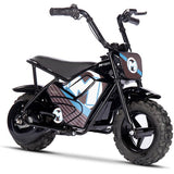 MotoTec 24V 250W Electric Powered Mini Bike Black 250W Motor 10 mph 24V 9Ah Battery