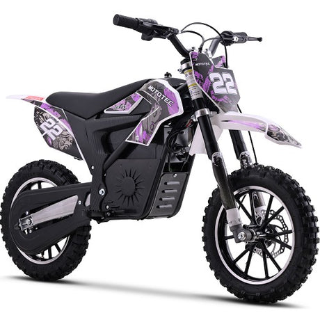 MotoTec Demon Electric Dirt Bike 790W Motor 21 mph 36V 8Ah Battery