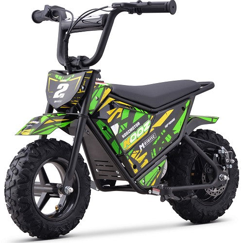 MotoTec 24V 250W (HP120E) Electric Powered Mini Bike 250W Motor 10 mph 24V 7Ah Battery