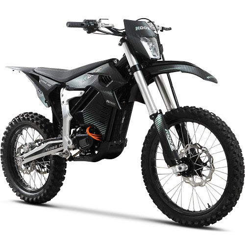 MotoTec Venom 72V 30000W Electric Dirt Bike 73Ah, Max Speed - 75 MPH Black