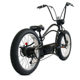 Tracer Tracker DS7 26" 800W Stretch Cruiser E-Bike, 48V 17.5Ah Battery, 25 MPH Top Speed, 25 Mile Range, Shimano 7-Speed