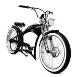Tracer Twenty5 GTS 500W 26" Stretch Cruiser E-Bike, 48V 17.5Ah Battery, 30–50 Mile Range, 26” Fat Tires, Up to 25 MPH