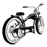 Tracer Twenty5 GTS 500W 26" Stretch Cruiser E-Bike, 48V 17.5Ah Battery, 30–50 Mile Range, 26” Fat Tires, Up to 25 MPH