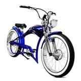 Tracer Twenty5 GTS 500W 26" Stretch Cruiser E-Bike, 48V 17.5Ah Battery, 30–50 Mile Range, 26” Fat Tires, Up to 25 MPH