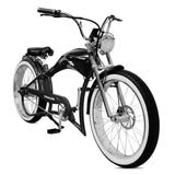 Tracer Twenty5 GT 500W 26" Chopper Cruiser E-Bike, 48V 17.5Ah Battery, 30–50 Mile Range, 26” Fat Tires, Up to 25 MPH