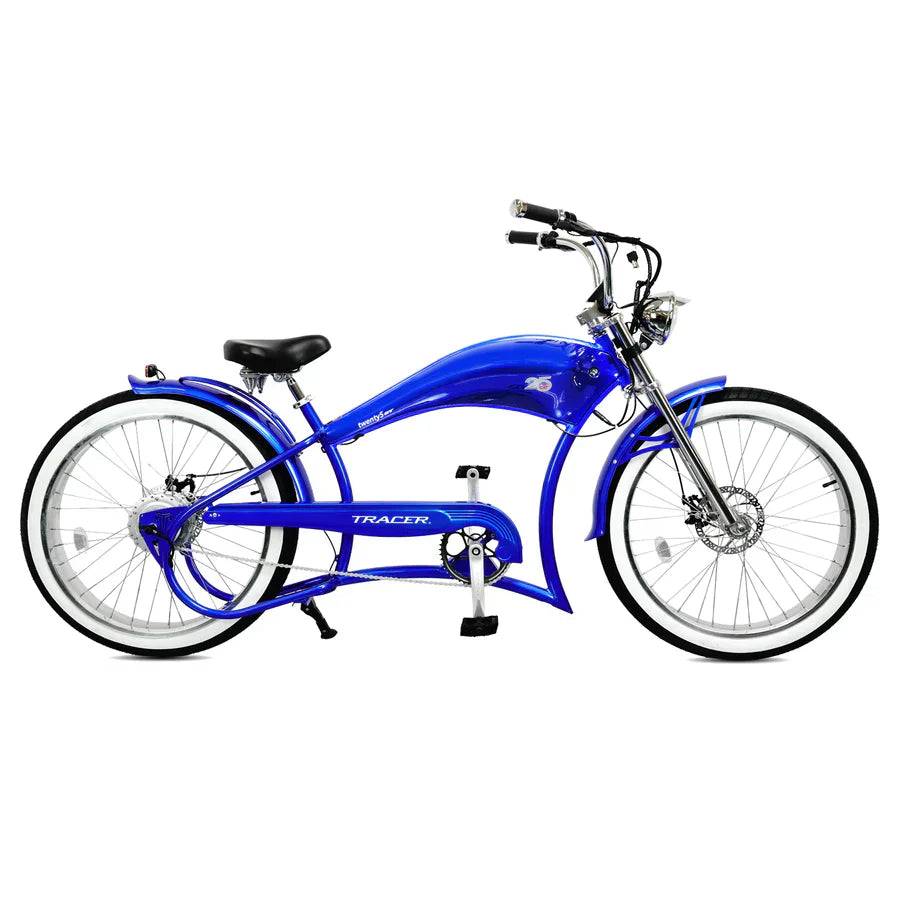 Tracer Twenty5 GT 500W 26" Cruiser E-Bike 500W Motor 22 mph 48V 17.5Ah Battery