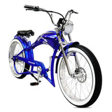 Tracer Twenty5 GT 500W 26" Chopper Cruiser E-Bike, 48V 17.5Ah Battery, 30–50 Mile Range, 26” Fat Tires, Up to 25 MPH