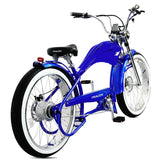 Tracer Twenty5 GT 500W 26" Chopper Cruiser E-Bike, 48V 17.5Ah Battery, 30–50 Mile Range, 26” Fat Tires, Up to 25 MPH