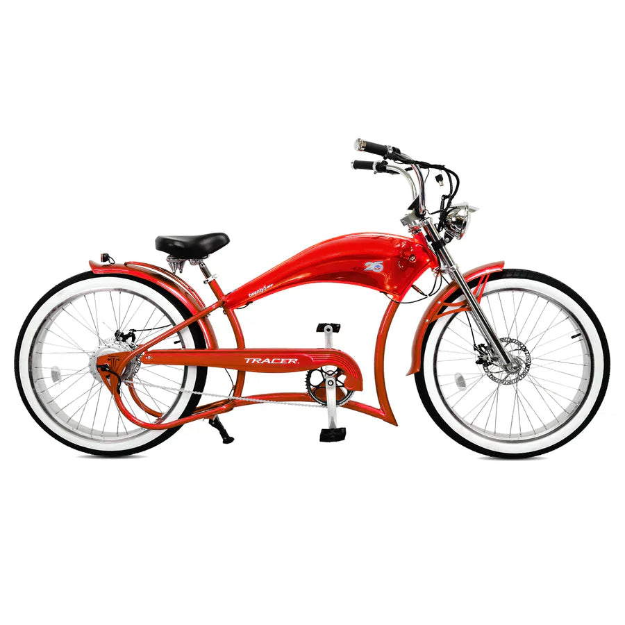 Tracer Twenty5 GT 500W 26" Cruiser E-Bike 500W Motor 22 mph 48V 17.5Ah Battery