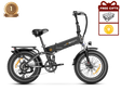 Jasion X-Hunter Folding Electric Bike 1400W Peak Motor 28 mph 48V 13Ah Battery