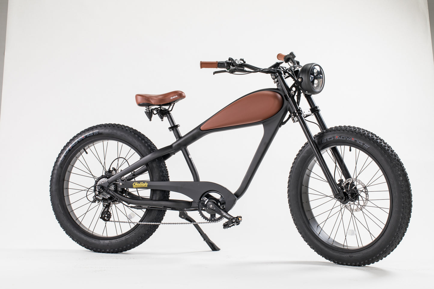 Cheetah Cafe Racer Bike | Night Black | REVIBIKES™ Electric Bikes | Super Cheetah Electric Bike | Cafe Racer Bike | Cheetah Bike | Cafe Racer Bike | Bike Lovers USA