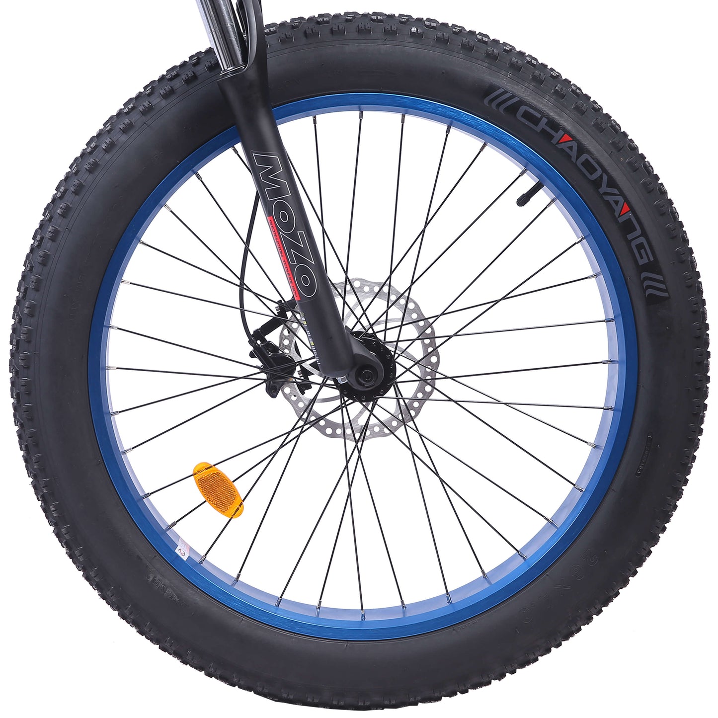 Ecotric Hammer Electric Fat Tire Beach Snow Bike - Blue