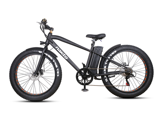 Nakto Cruiser 300W Black | Electric Bike | Fat Tire Bike | Bike Lover USA