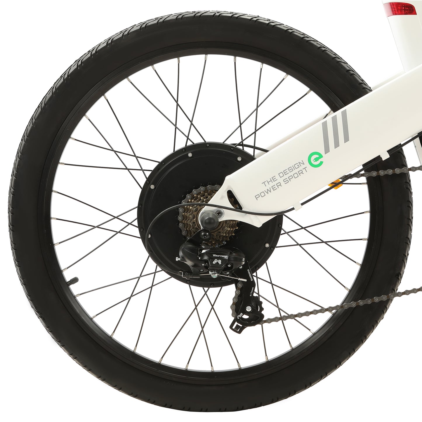 Ecotric Seagull Electric Mountain Bicycle - White