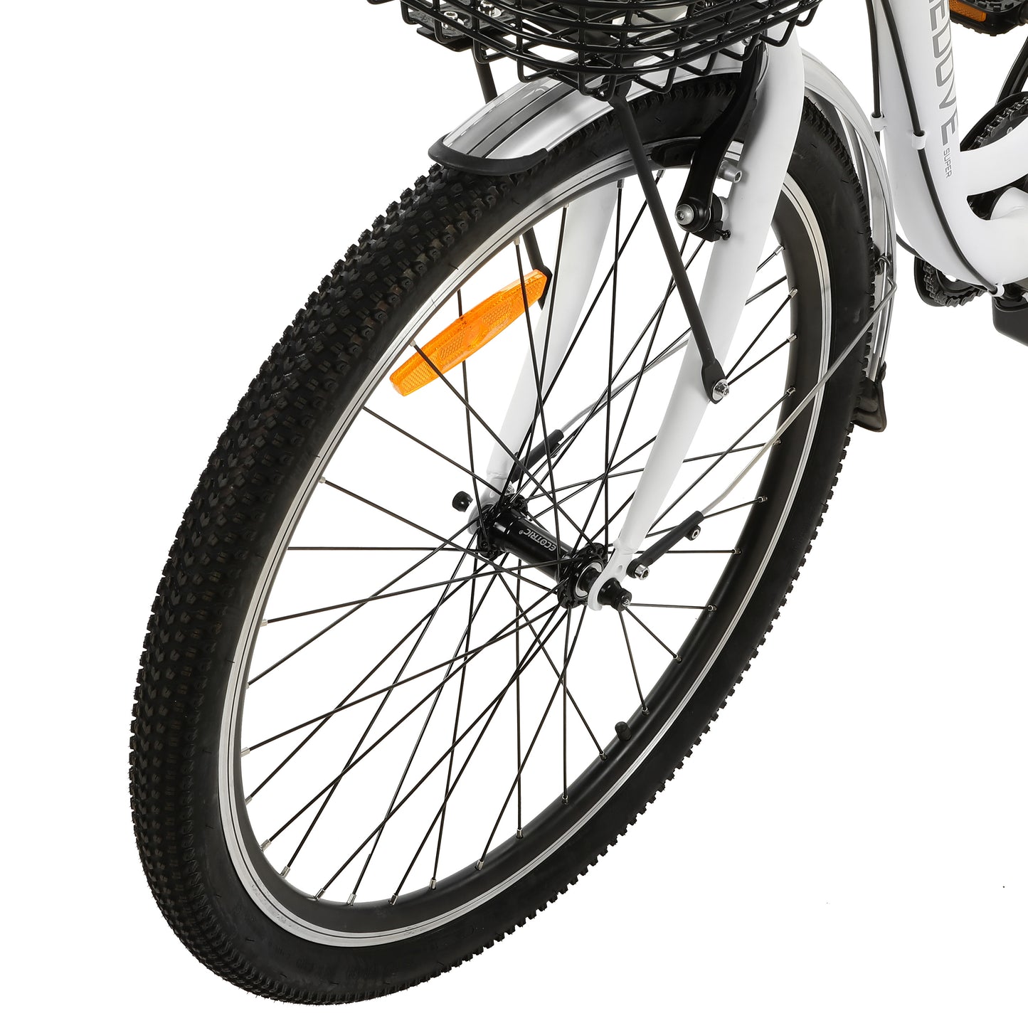 Ecotric Peacedove Electric City Bike - White