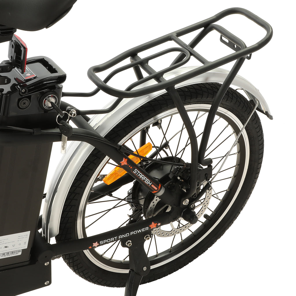 UL Certified-Ecotric Starfish 20inch Portable and Folding Electric Bike