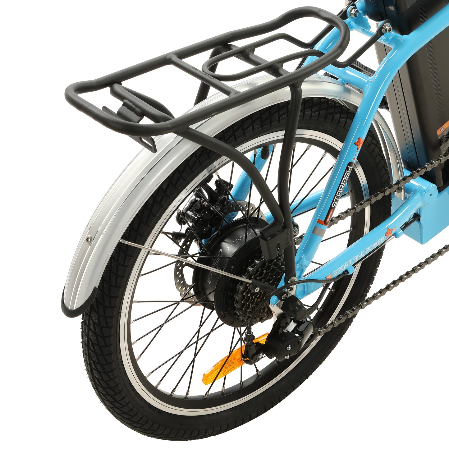 UL Certified-Ecotric Starfish 20inch Portable and Folding Electric Bike