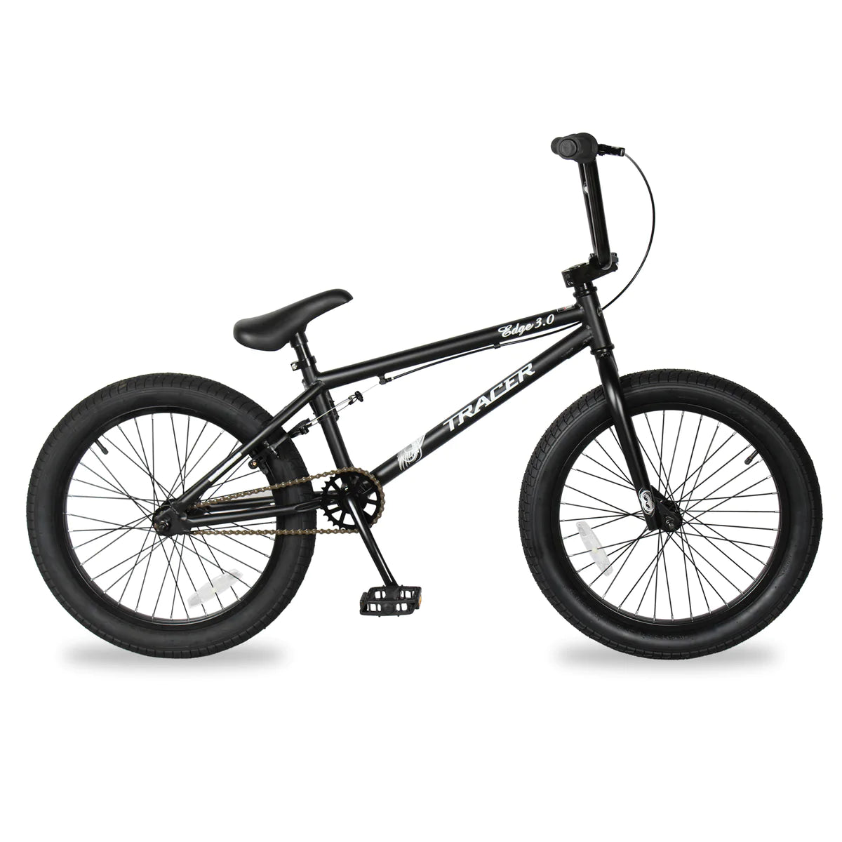 Tracer Edge Freestyle BMX Bike - Matte Black | BMX Bike | Freestyle BMX | Freestyle Bike | BMX Bikes | Kid's BMX Bikes | Bike Lover USA