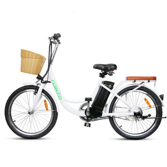 Nakto Elegance White Bike | Electric Bike | Bike Lover USA