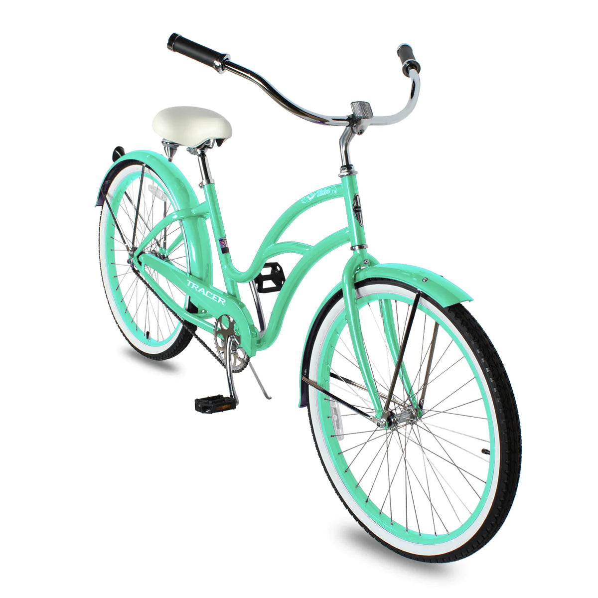 Tracer Taha 26" Beach Cruiser Bike 1 & 7 Speed For Female - Aquamarine | Single Speed | Cruiser Bike | Adult Bikes | Beach Cruiser Bikes | Bike Lover USA