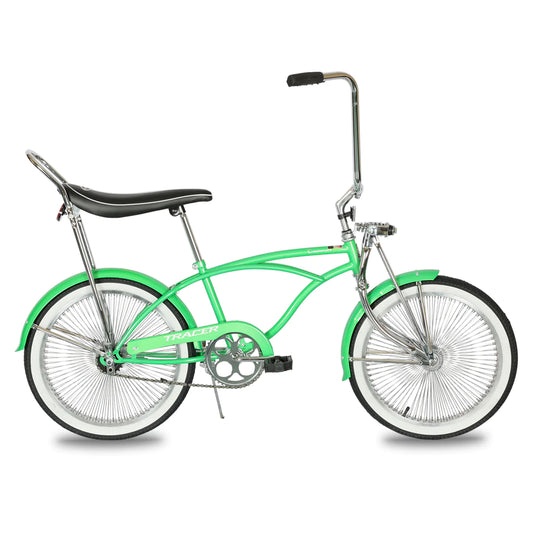 Tracer Tamron Classic Beach Cruiser Bike - Green | Single Speed | Fat Tire Bike | Cruiser Fat Tire Bike | Stretch Bike | Fat Tire | Bike Lover USA