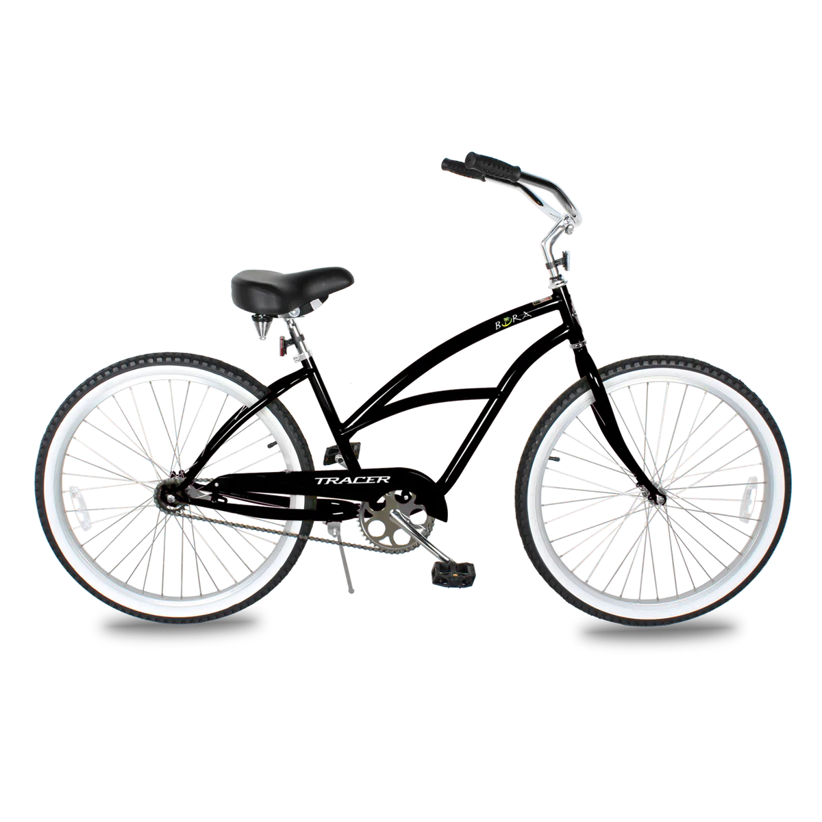 Tracer Bora 26" Beach Cruiser Bike For Women - Black | Beach Cruiser Bikes | Cruiser Bikes | Beach Bikes | Single Speed | Single Speed Cycle | Adult Bike | Bike Lover USA