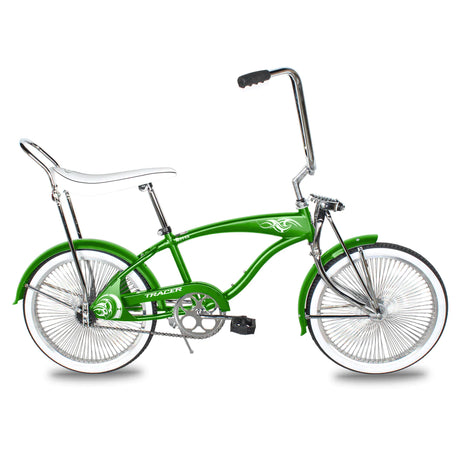 Tracer Hyena Classic Beach Lowrider Bike w/140H Wheel, Single Speed, w/ Banana Seat
