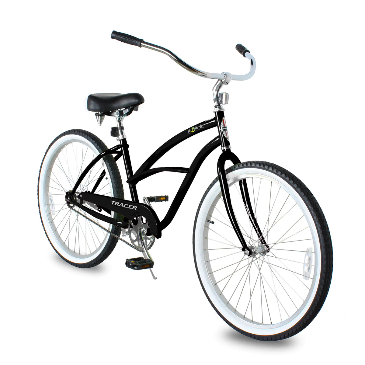 Tracer Bora 26" Beach Cruiser Bike For Women - Black | Beach Cruiser Bikes | Cruiser Bikes | Beach Bikes | Single Speed | Single Speed Cycle | Adult Bike | Bike Lover USA