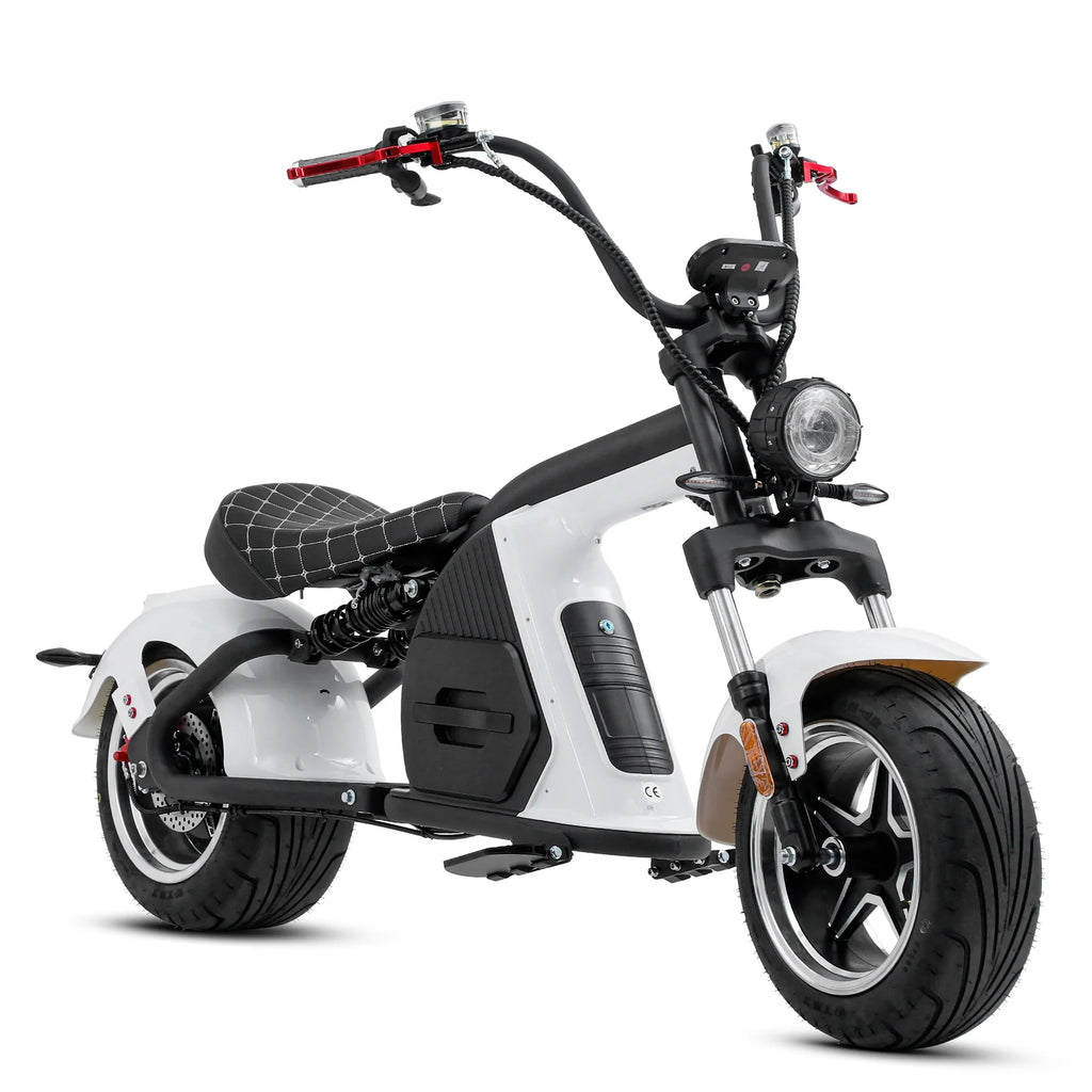 Eahora Emoto M8 Electric Scooter - White | Bike Lover USA