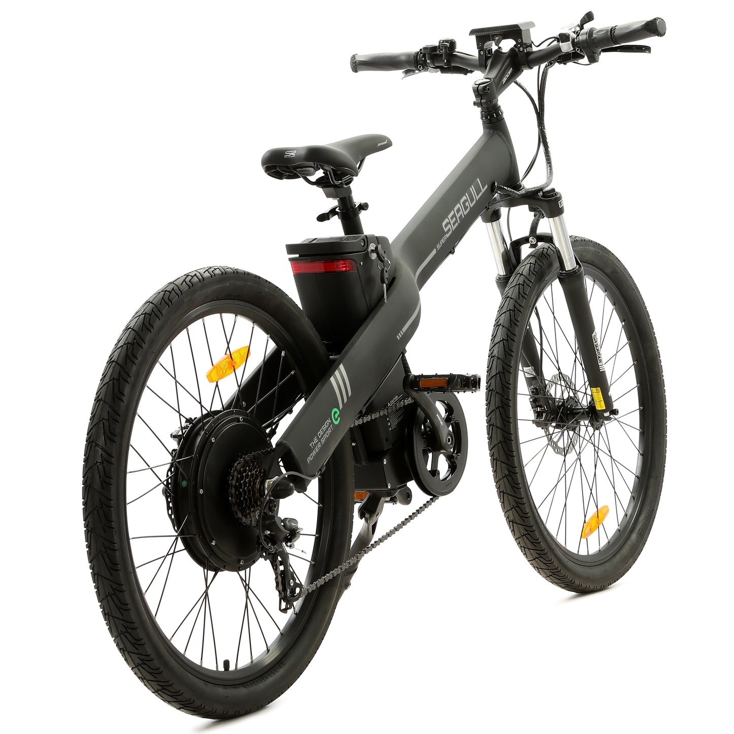 Ecotric Seagull Electric Mountain Bicycle - Matt Black