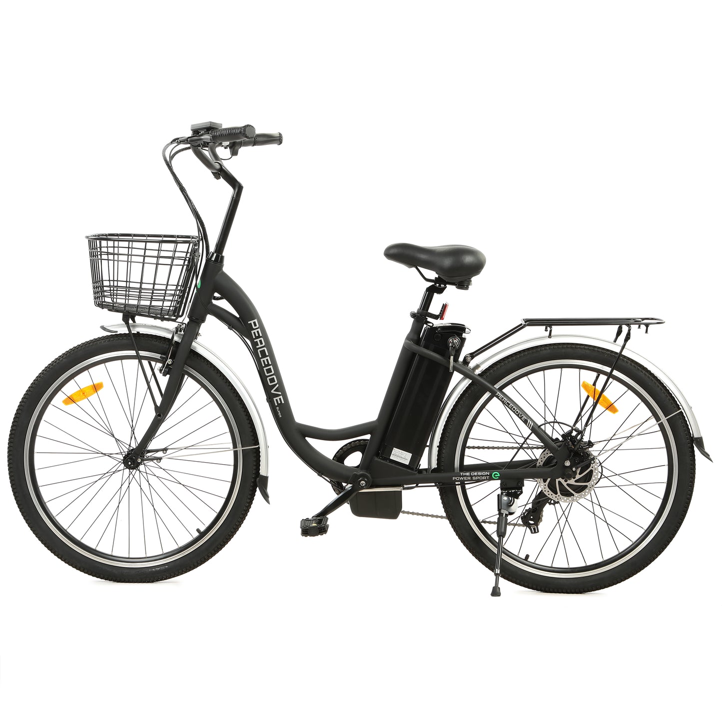 Ecotric Peacedove Electric City Bike - Black