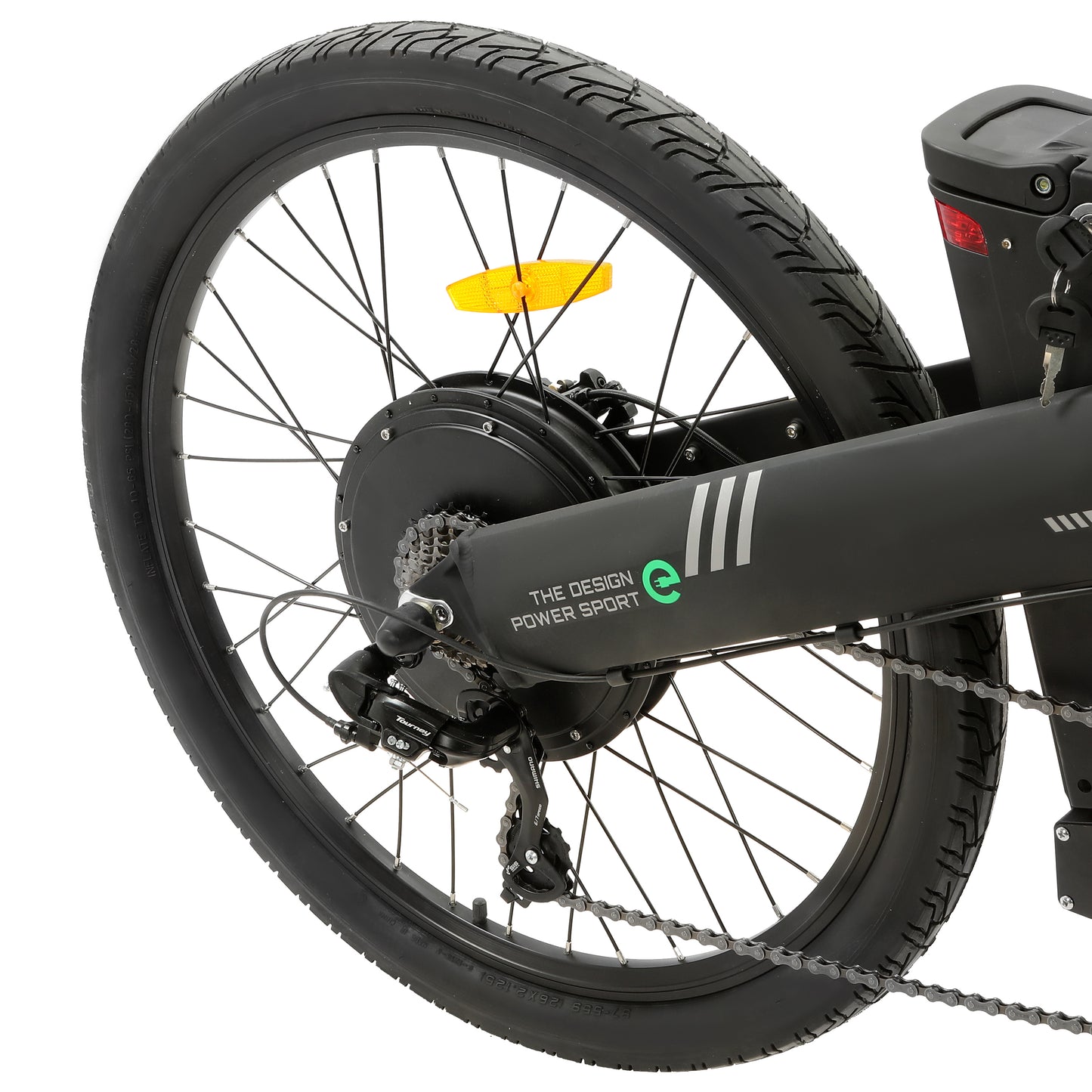Ecotric Seagull Electric Mountain Bicycle - Black