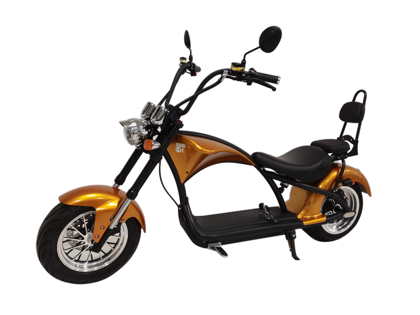 M1 2 Seater 2000W 30Ah Citycoco Electric Scooter - Gold