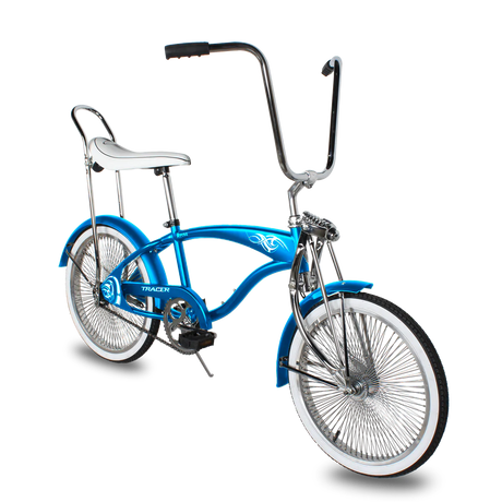 Tracer Hyena Classic Beach Lowrider Bike w/140H Wheel, Single Speed, w/ Banana Seat
