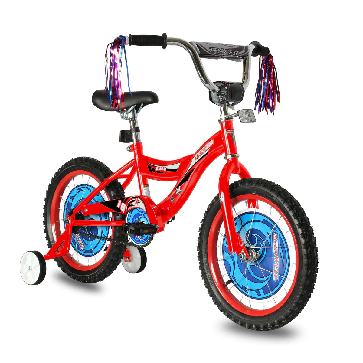 Tracer Rocky 16 Inch Kids Bike - Red | Kids Bike | Logan | Kid's BMX Bikes | Freestyle BMX Bikes | BMX Bike | Tracer Bike | Bike Lover USA