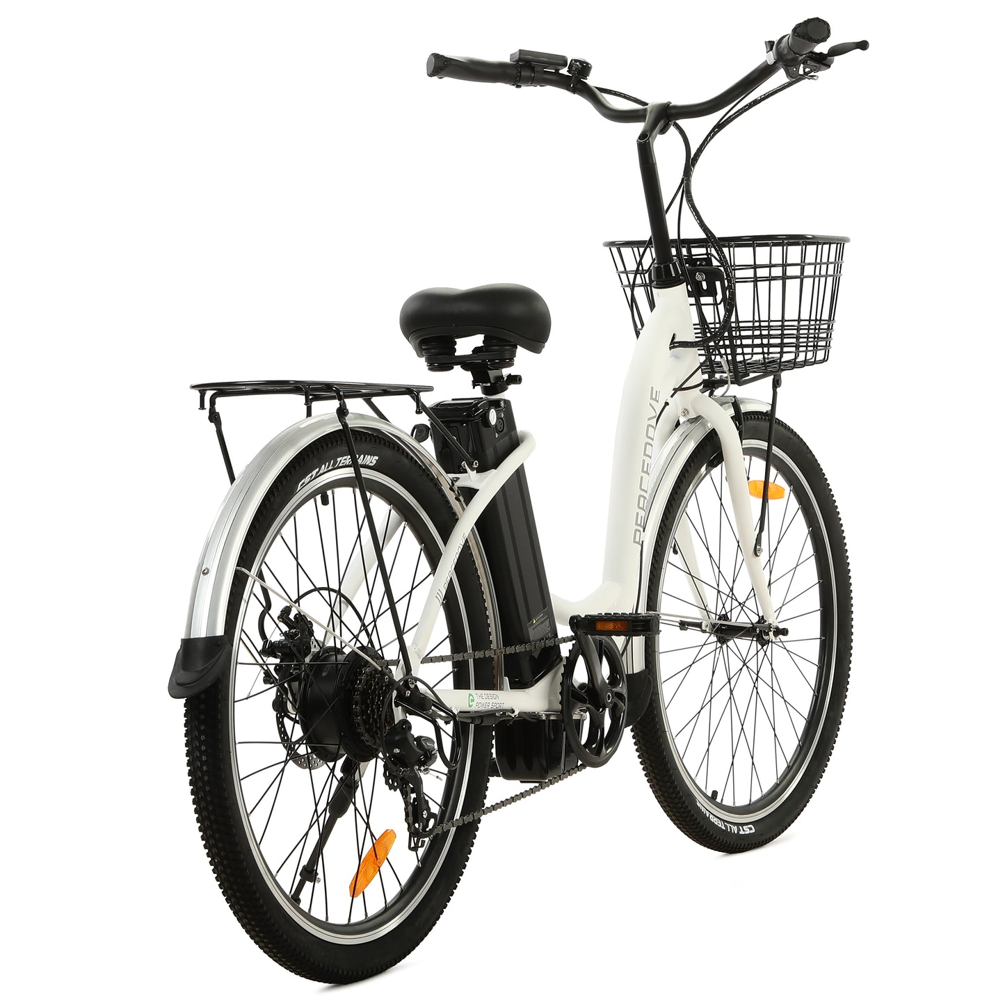 Ecotric Peacedove Electric City Bike - Black