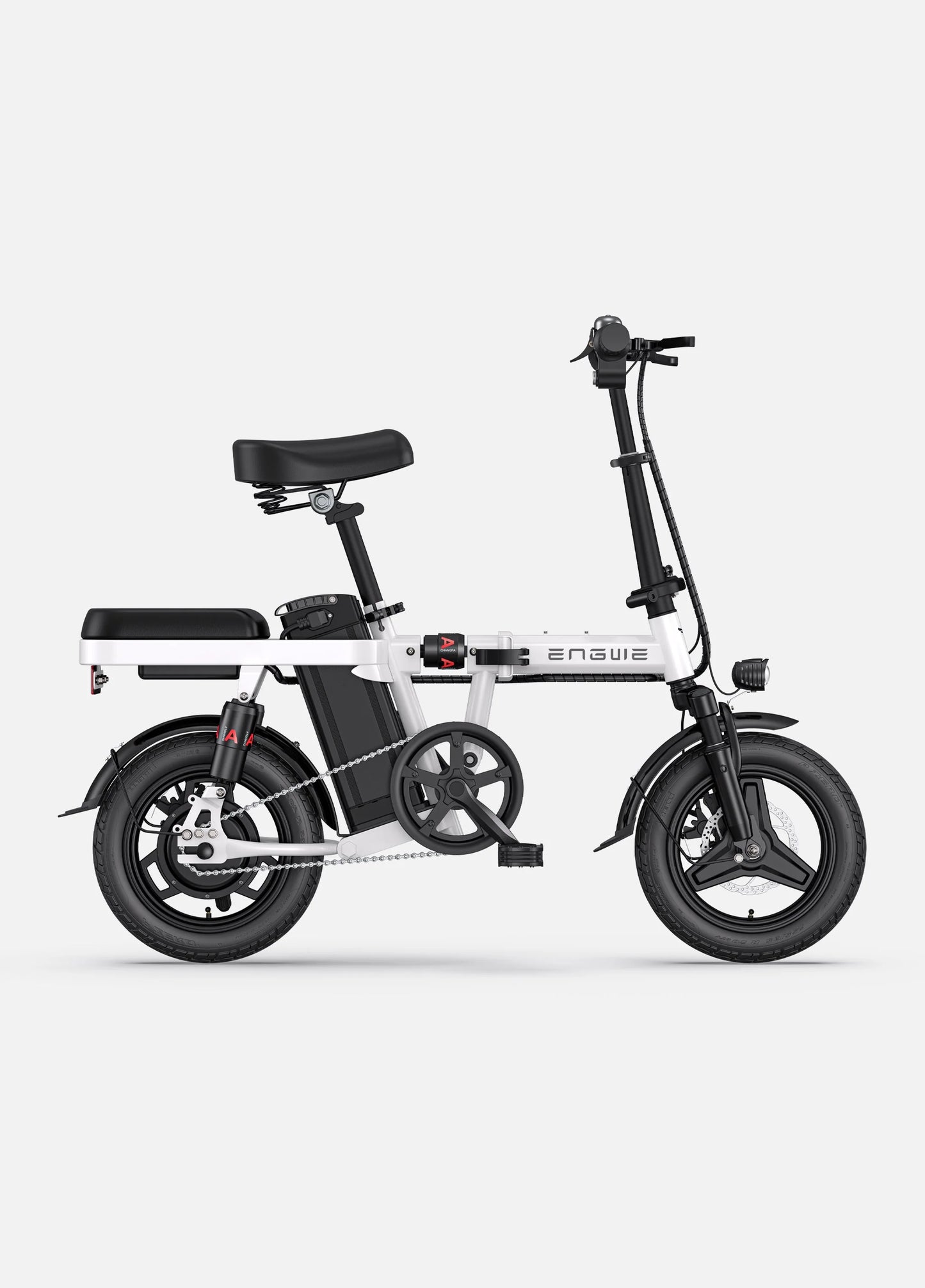 ENGWE T14 350W E-Bike - White | Mini Electric Bike | Bike Lover USA