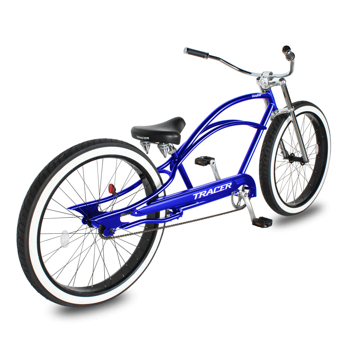 Tracer Master 29" Chopper Stretch Cruiser Fat Tire Bike - Blue | Fat Tire Bike | Cruiser Fat Tire Bike | Stretch Bike | Fat Tire | Bike Lover USA
