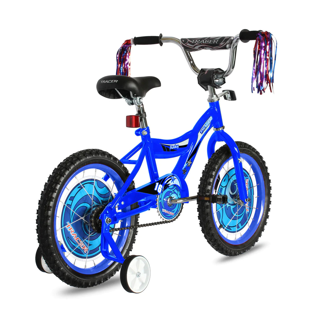 Tracer Rocky 16 Inch Kids Bike - Blue | Kids Bike | Logan | Kid's BMX Bikes | Freestyle BMX Bikes | BMX Bike | Tracer Bike | Bike Lover USA