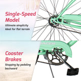 Tracer AVERA-F 26" Beach Cruiser Bike Single Speed for Women