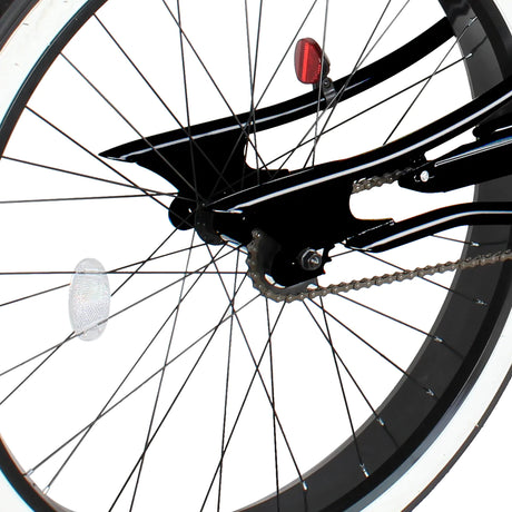 Tracer Master 29" Chopper Stretch Beach Cruiser Fat Tire Bike Single-Speed