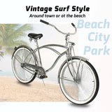Tracer Cheetah 26" Vintage Cruiser Bike, Single Speed