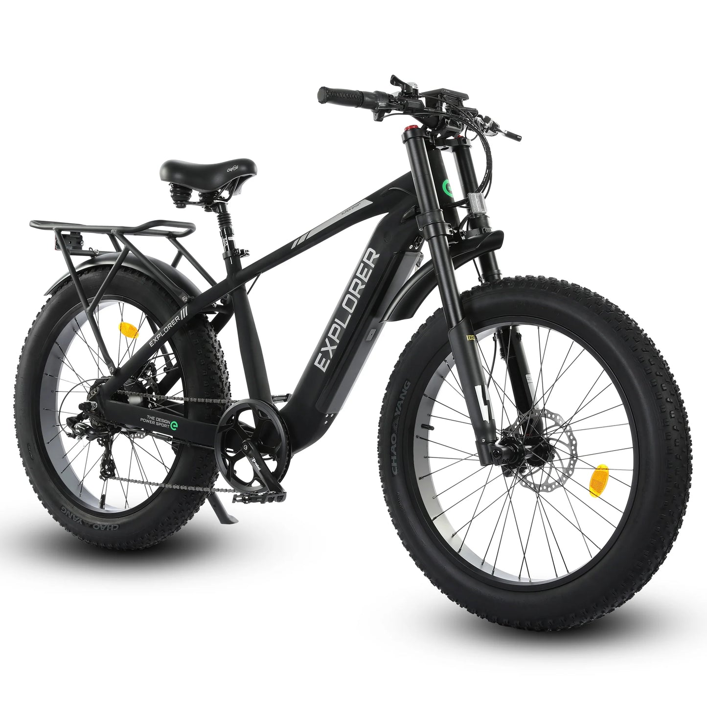 Ecotric Explorer 26 inches 48V Fat Tire with Rear Rack - Bike