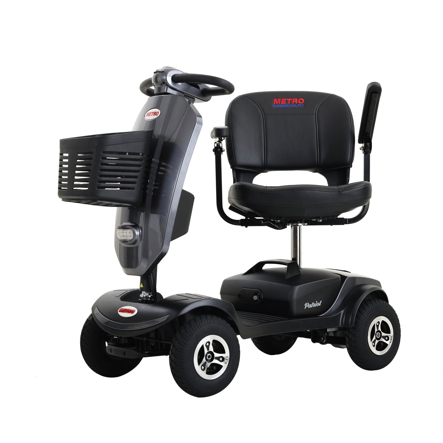 Metro Patriot Mobility Scooter - Metallic Grey