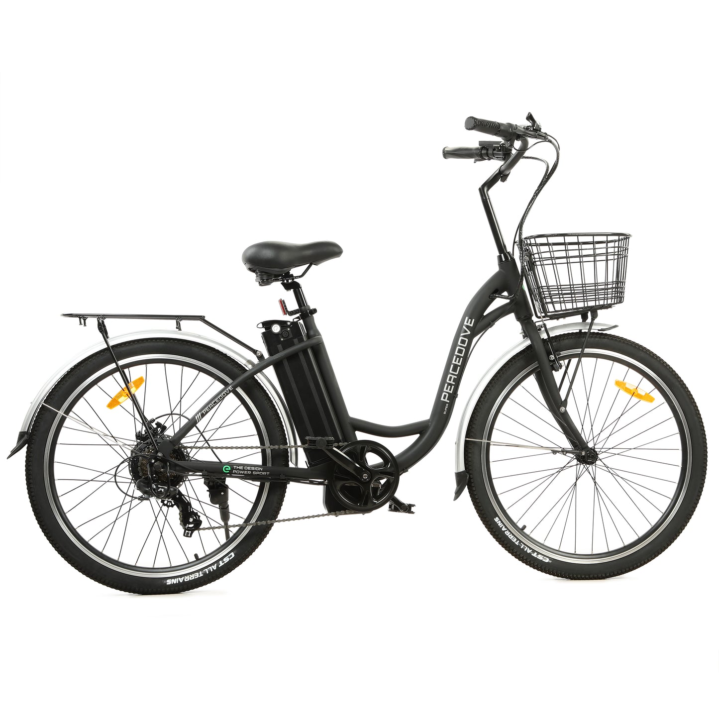 Ecotric Peacedove Electric City Bike - Black