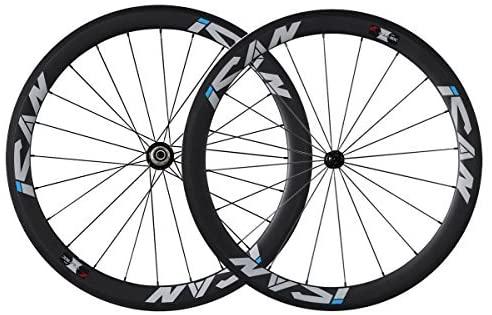 50mm Depth Carbon Clincher Aero CN Spokes Wheels