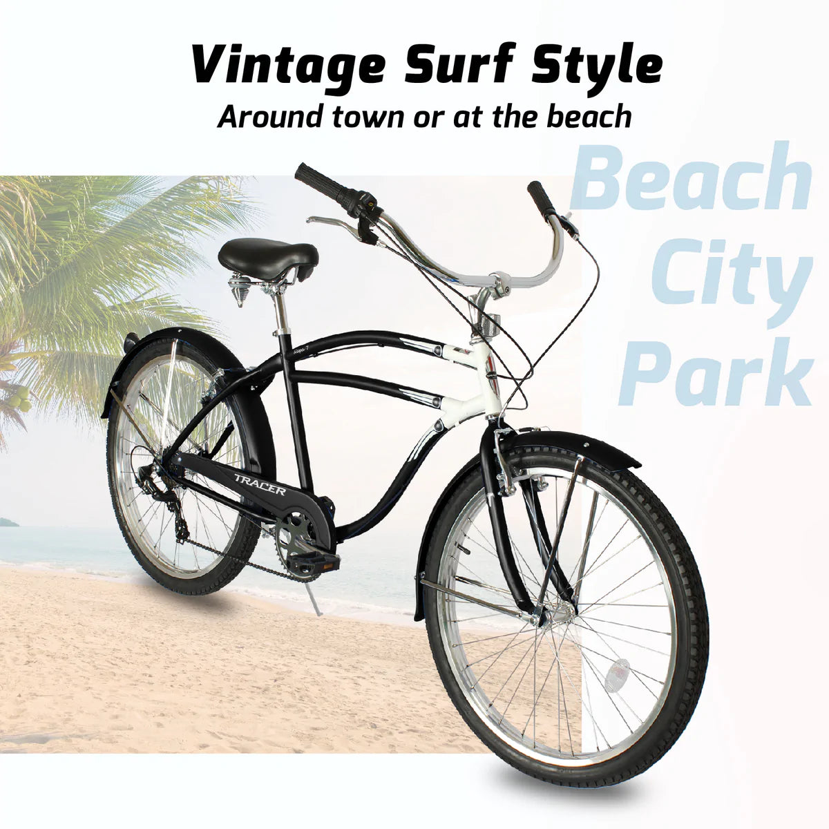 Tracer Napa Cruiser Bike 7 Speed for Men