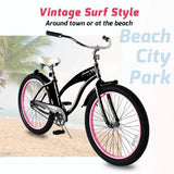 Tracer AVERA-F 26" Beach Cruiser Bike Single Speed for Women
