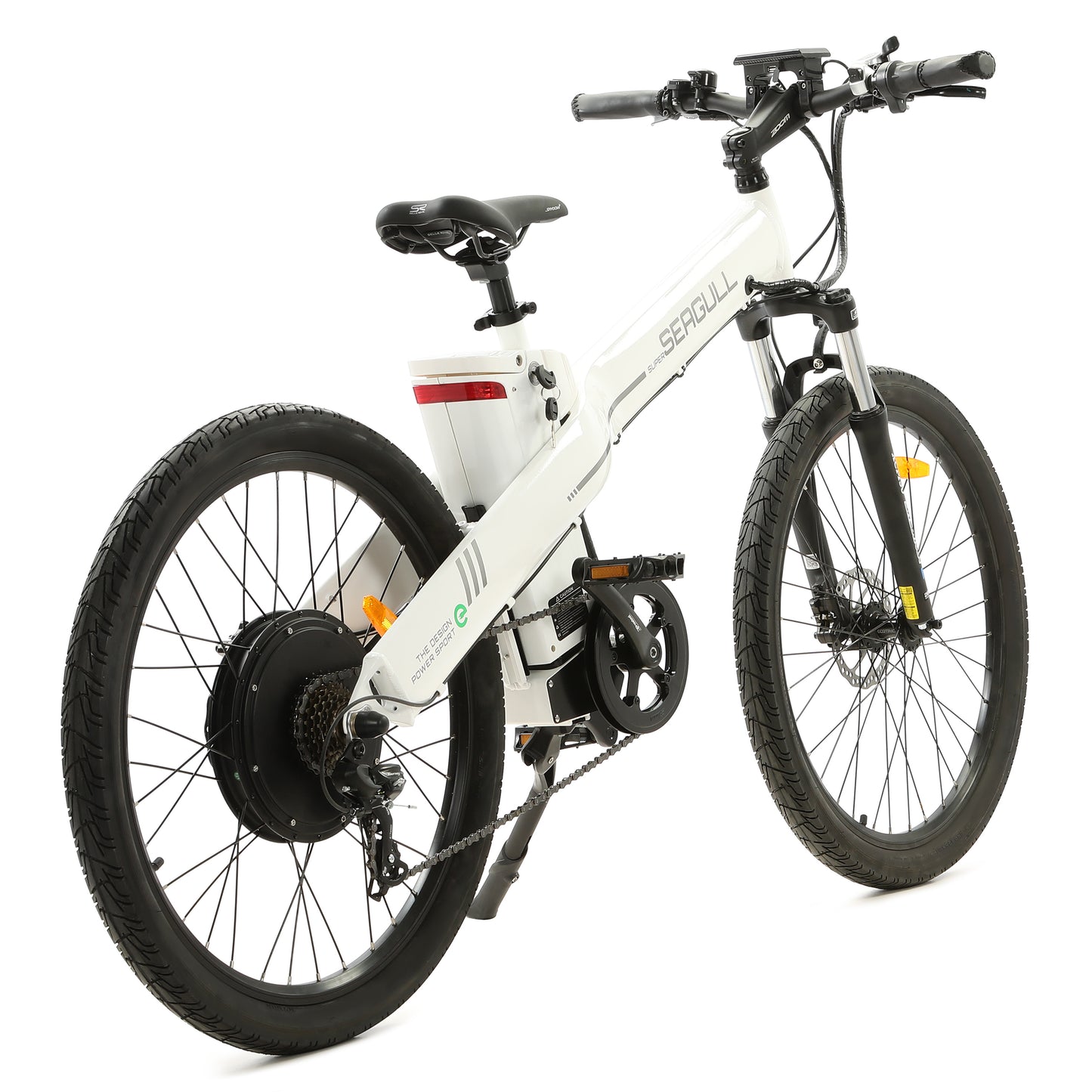 Ecotric Seagull Electric Mountain Bicycle - White