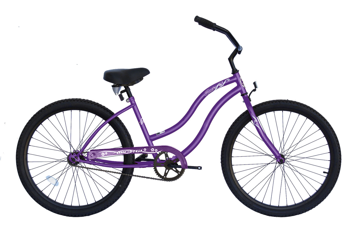 Micargi Touch 26" Bike - Purple | Cruiser Bike | Bike Lover USA